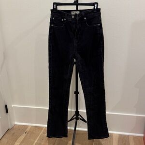 Madewell Women's Black Straight Leg Jeans
